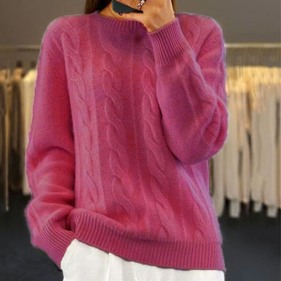 Moderner warmer Strickpullover - Valentina