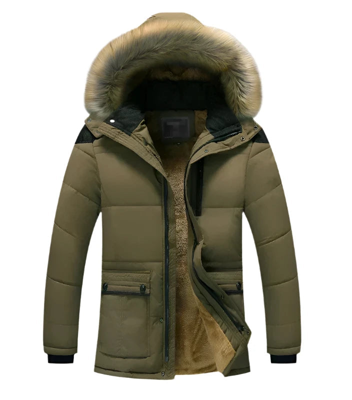 Lässiger Winterparka mit Kapuze - Caleb