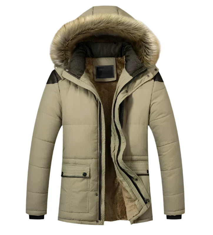 Lässiger Winterparka mit Kapuze - Caleb