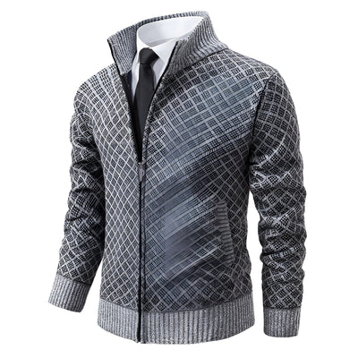 Modische Herren-Winterjacke mit Reißverschluss - Holger