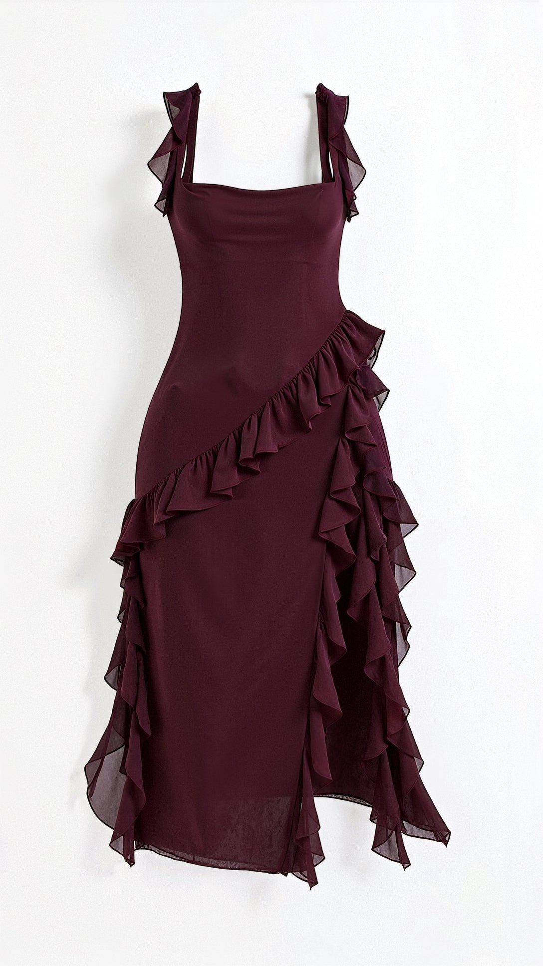 Shuvee - Schickes Volant-Maxikleid