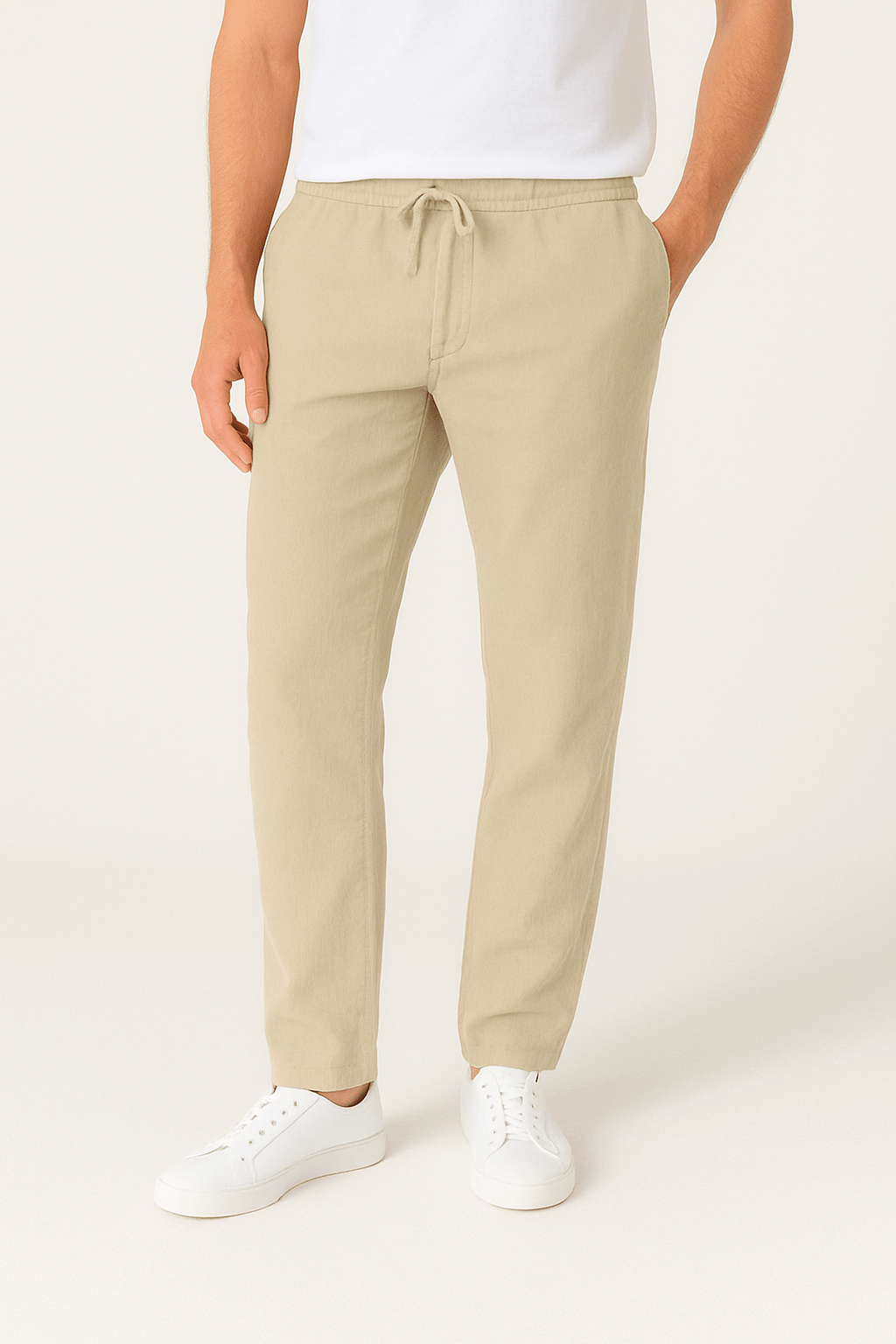Moderne Kordelzug Tapered Hose