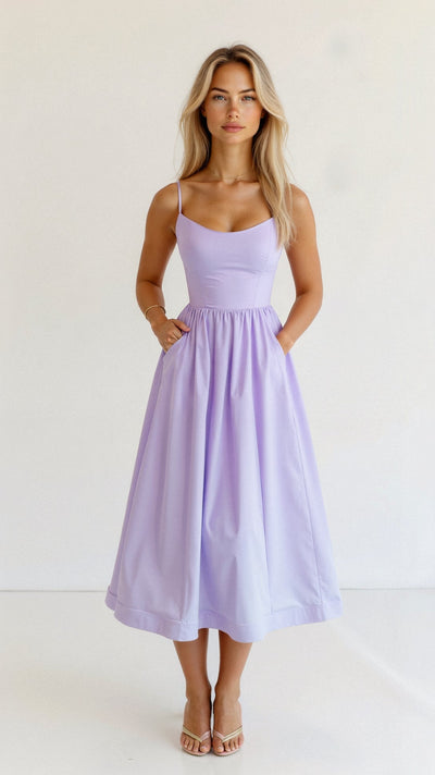 Tamara | Elegantes Midikleid für Sommer und Festlichkeiten