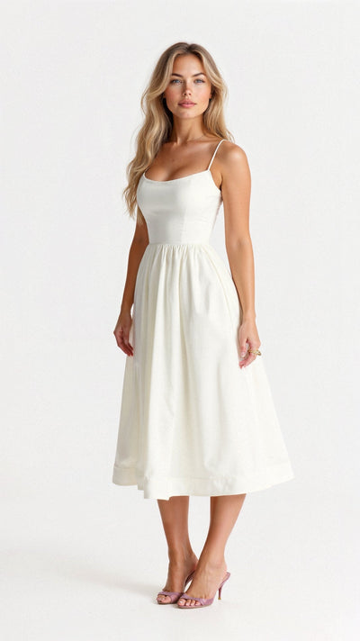 Tamara | Elegantes Midikleid für Sommer und Festlichkeiten