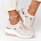 Lenora - Stilvolle und modische Damensneaker in Beige