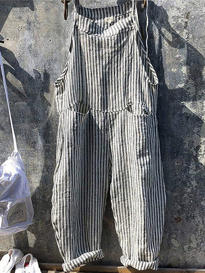 Keeley – Gestreifte Latzhose Mit Overalls