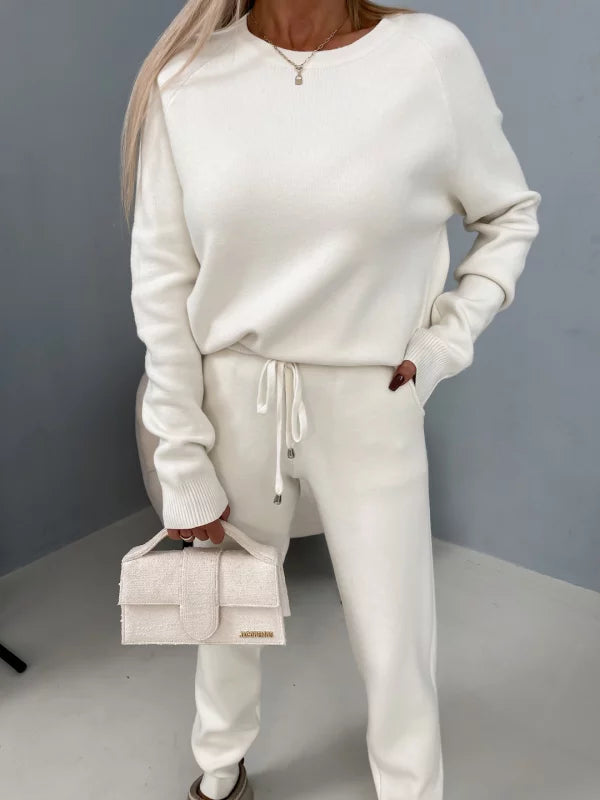 Loungewear-Set mit Pullover und Jogginghose | Baumwollmischung | Komfortabel und Warm