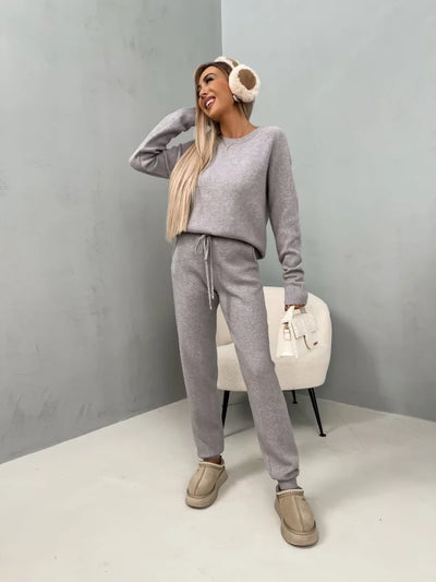 Loungewear-Set mit Pullover und Jogginghose | Baumwollmischung | Komfortabel und Warm