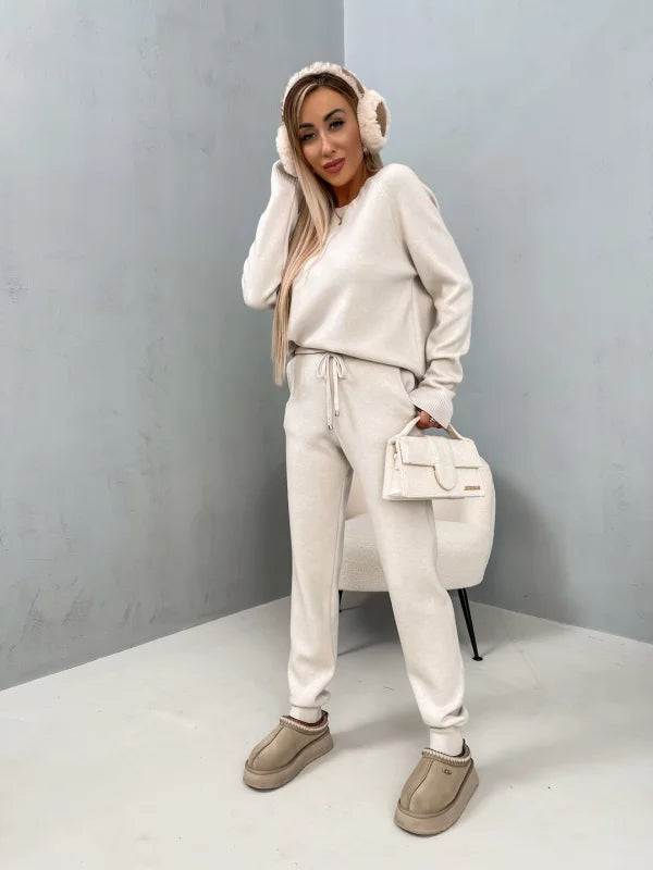 Loungewear-Set mit Pullover und Jogginghose | Baumwollmischung | Komfortabel und Warm