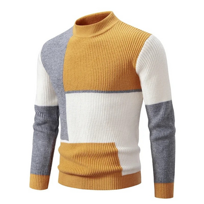 Colorblock-Pullover | Weiche Strickqualität | Modischer Look
