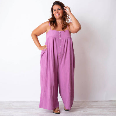 Jumpsuit mit Knopfleiste | Luftiger Komfort | Femininer Stil