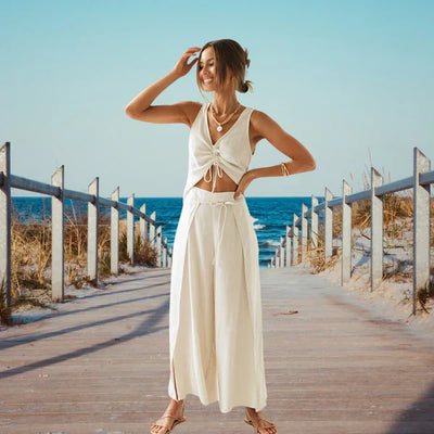 Karina - Lässiger zweiteiliger Sommeranzug für Damen