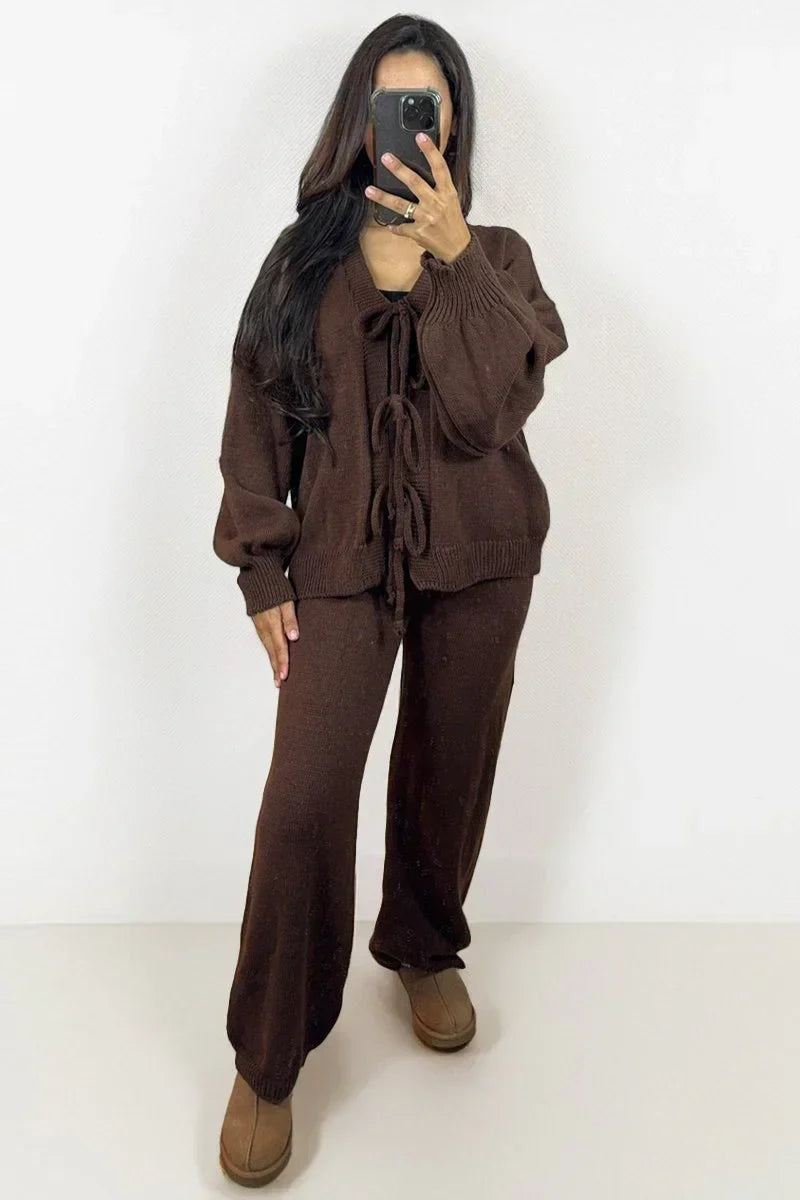 Komfort-Lounge-Set | Bequem und Stilvoll | Kordel-Details