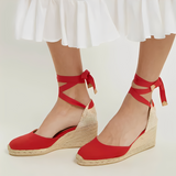 Venedig – Elegante und Modische Damensandalen in Rot