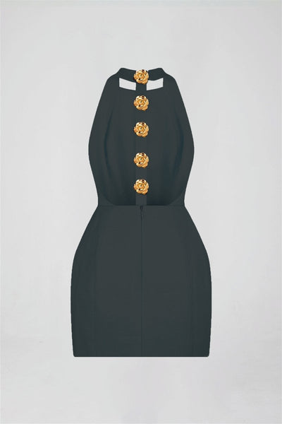 Elegantes Minikleid | Neckholderausschnitt | Femininer Chic