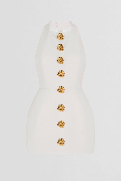 Elegantes Minikleid | Neckholderausschnitt | Femininer Chic