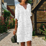 Amber - Elegantes Kleid für Damen in Weiß
