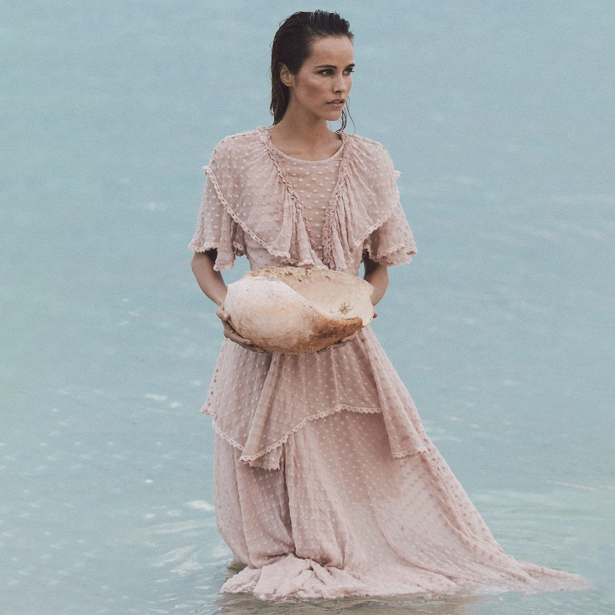 Heidi-Mode | Lange Rosa Bohème-Kleider