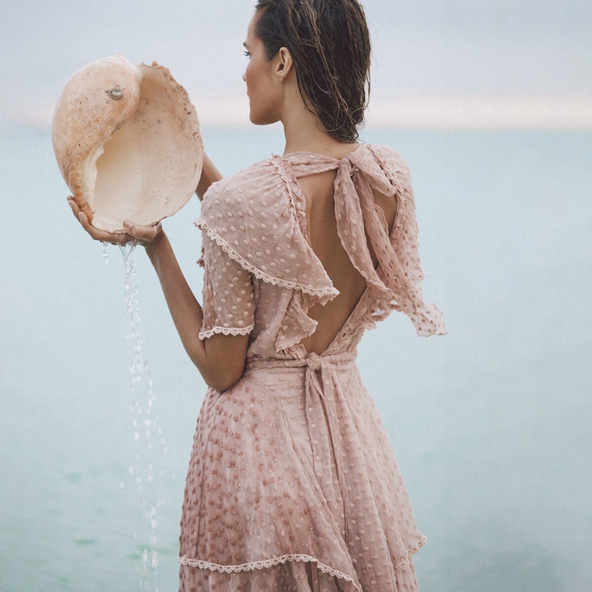 Heidi-Mode | Lange Rosa Bohème-Kleider