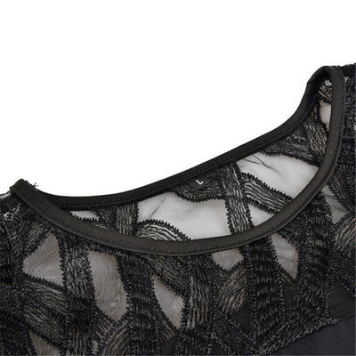 Lacelora™ – Damen Midi-Kleid mit Eleganter Spitze