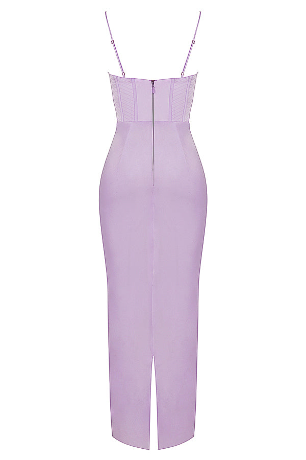 Naomi - Glamouröses Korsett Maxi Kleid Abend