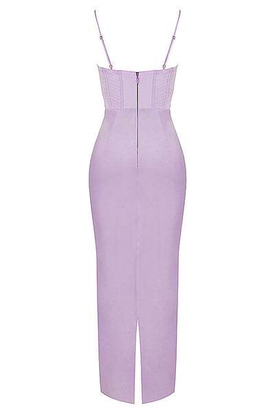 Naomi - Glamouröses Korsett Maxi Kleid Abend