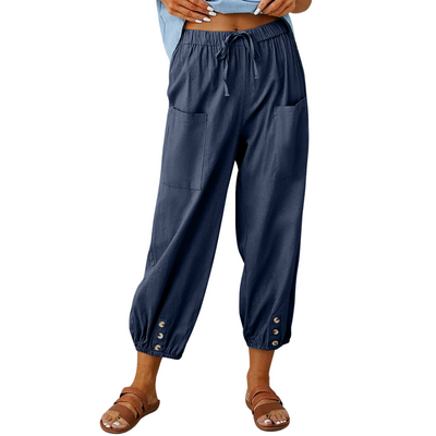 Schicke lockere Leinenhosen für den Sommer - Mandy