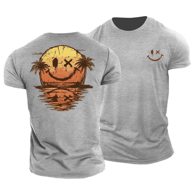 Sommer Smiley Meer T-Shirt