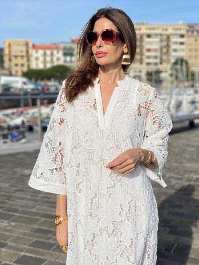 Chandria - Elegantes Zeitloses Spitzenkleid Damen