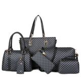 Issaly | Elegantes Mehrteiliges Damen-Taschenset in Schwarz