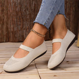 Chuona | Atmungsaktive Strick-Flats für Damen in Beige