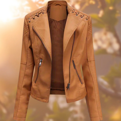 Klassische Lederjacke für den Winter - Catharina