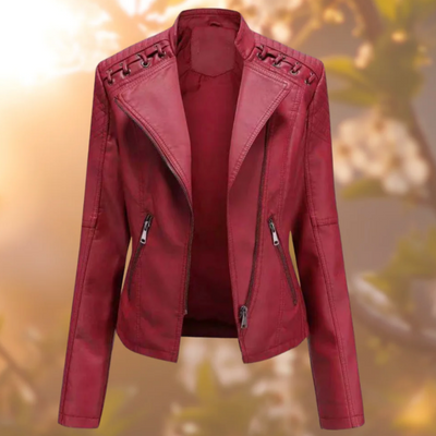 Klassische Lederjacke für den Winter - Catharina