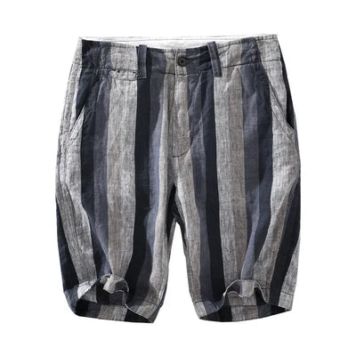 Stylische Leinen Shorts mit Kordelzug  - Wolframio