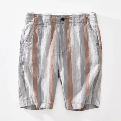 Stylische Leinen Shorts mit Kordelzug  - Wolframio