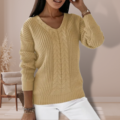 Stylischer Strickpulli für den Winter - Sabina
