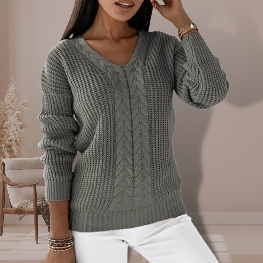 Stylischer Strickpulli für den Winter - Sabina