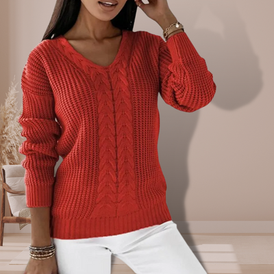 Stylischer Strickpulli für den Winter - Sabina