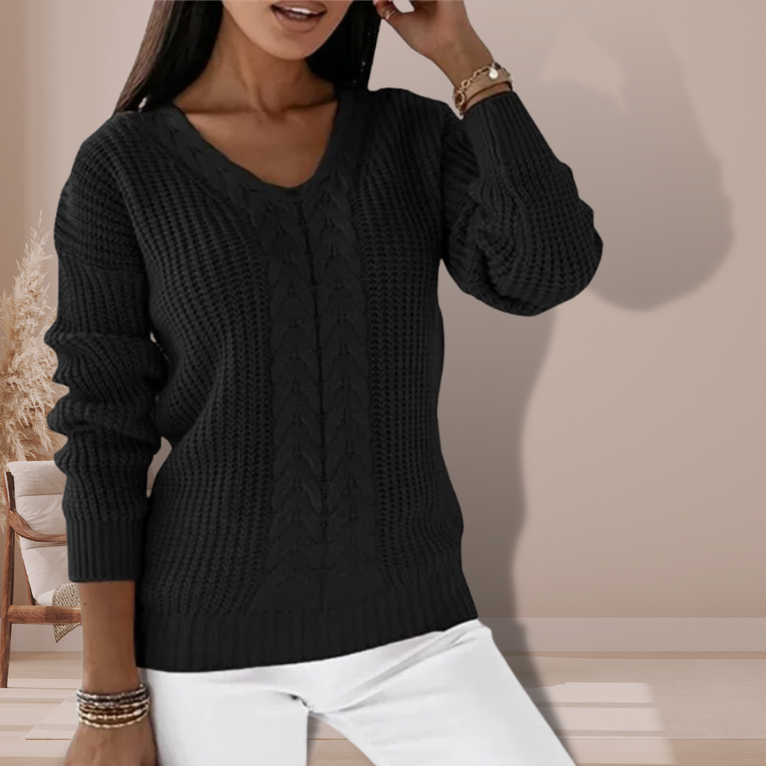 Stylischer Strickpulli für den Winter - Sabina
