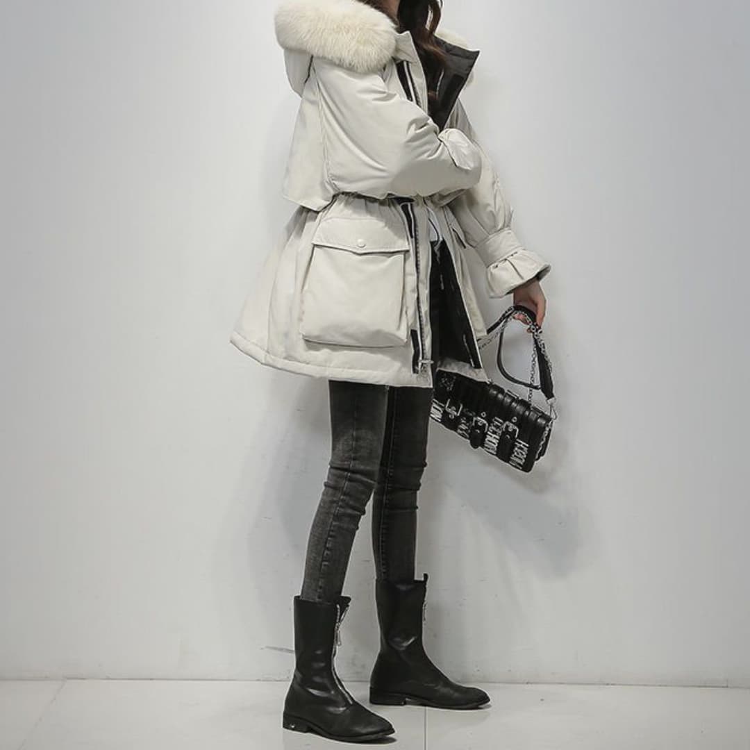 Stylischer Winterparka mit Kunstpelz - Doris