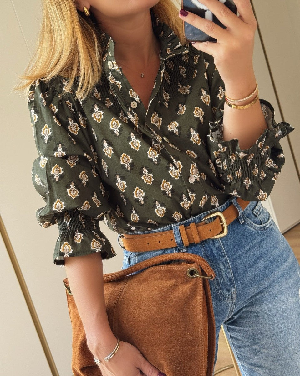 Elegante Bluse | Verspielte Details | Femininer Vintage-Charme