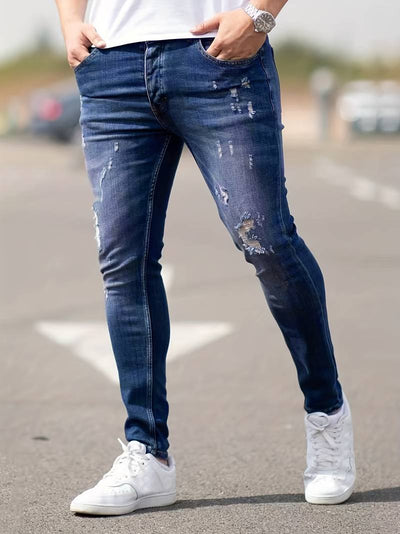 Vielseitige zerrissene Denim-Jeans - Jerwin