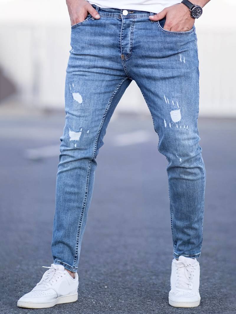 Vielseitige zerrissene Denim-Jeans - Jerwin