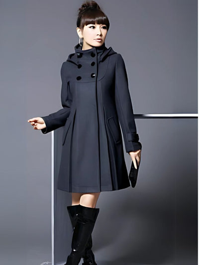 Vielseitiger langer Wintermantel - Berit