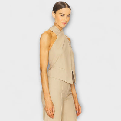 Juni - Crisscross Halter Neck Tanktop