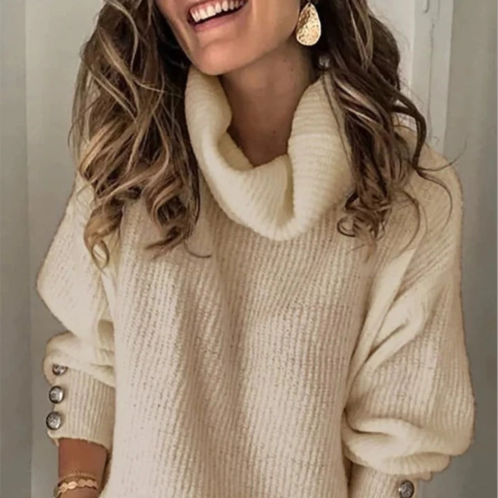 Warmer Damen-Rollkragenpullover - Manuela