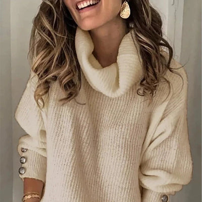 Warmer Damen-Rollkragenpullover - Manuela