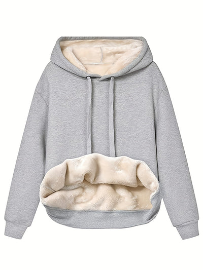 Warmer Fleece-Kapuzenpullover für Frauen - Tabea