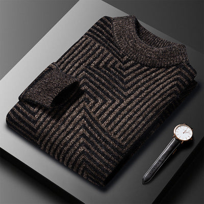 Eleganter gemusterter warmer Pullover für Männer - Lambert