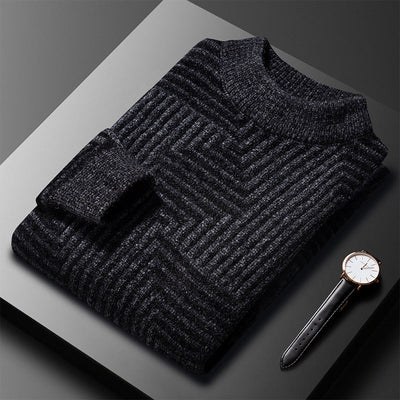 Eleganter gemusterter warmer Pullover für Männer - Lambert